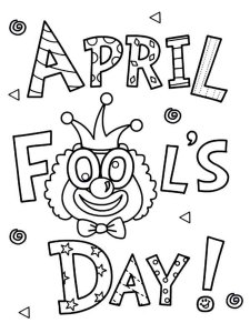 April Fools Day coloring page 14 - Free printable