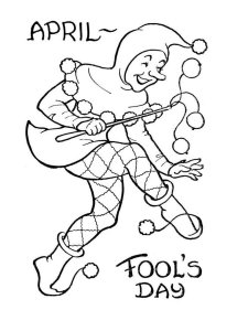 April Fools Day coloring page 15 - Free printable