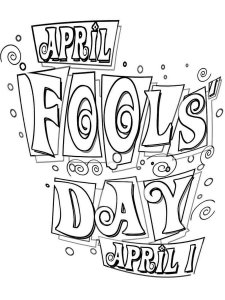 April Fools Day coloring page 17 - Free printable