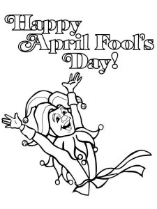 April Fools Day coloring page 5 - Free printable