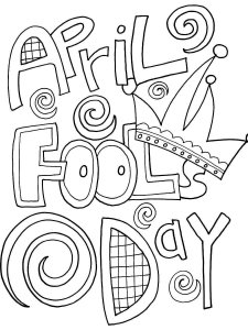 April Fools Day coloring page 6 - Free printable