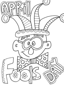 April Fools Day coloring page 8 - Free printable