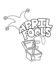 April Fools Day coloring page 9 - Free printable