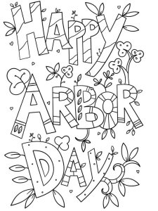 Arbor Day coloring page 11 - Free printable