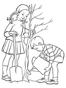 Arbor Day coloring page 12 - Free printable
