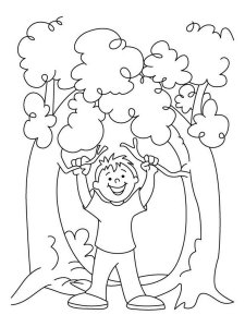 Arbor Day coloring page 2 - Free printable