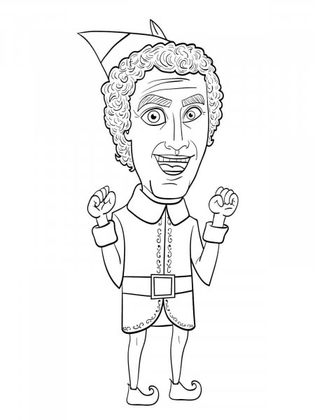 Buddy the Elf coloring page - Free printable