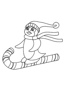 Candy Cane coloring page 11 - Free printable