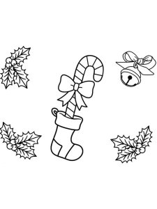 Candy Cane coloring page 21 - Free printable