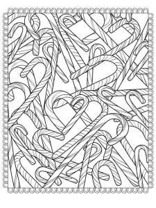 Candy Cane coloring page 22 - Free printable