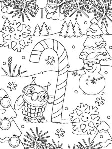 Candy Cane coloring page 26 - Free printable