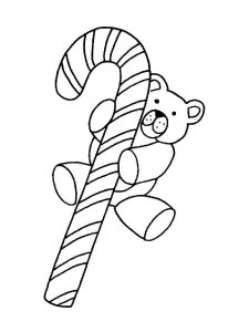 Candy Cane coloring page 29 - Free printable