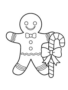 Candy Cane coloring page 30 - Free printable