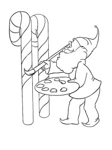 Candy Cane coloring page 31 - Free printable
