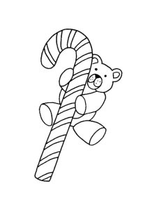 Candy Cane coloring page 35 - Free printable