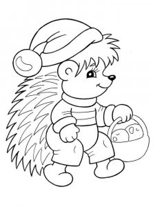 Christmas Animals coloring page 21 - Free printable