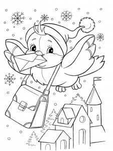 Christmas Animals coloring page 26 - Free printable