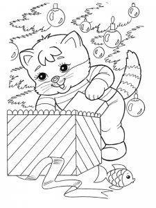 Christmas Animals coloring page 39 - Free printable