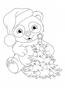Christmas Animals coloring page 47 - Free printable