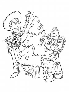 Christmas Cartoon coloring page 13 - Free printable