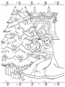 Christmas Cartoon coloring page 14 - Free printable