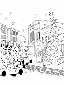 Christmas Cartoon coloring page 37 - Free printable