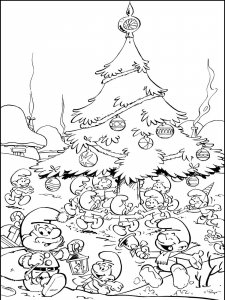 Christmas Cartoon coloring page 42 - Free printable