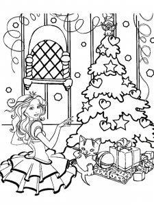 Christmas Cartoon coloring page 6 - Free printable