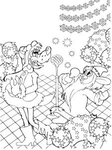 Christmas Cartoon coloring page 63 - Free printable