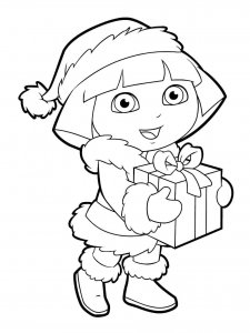 Christmas Cartoon coloring page 66 - Free printable