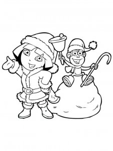 Christmas Cartoon coloring page 7 - Free printable