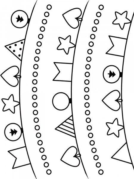 Christmas Garland coloring pages