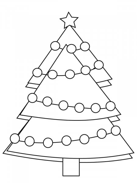 Christmas Garland Coloring Pages