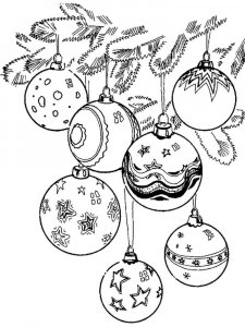 Christmas Ornament coloring page 17 - Free printable
