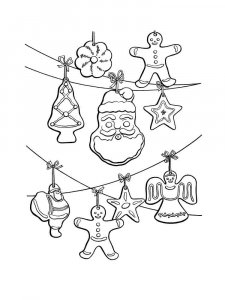 Christmas Ornament coloring page 7 - Free printable