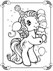 Christmas Unicorn coloring page 22 - Free printable