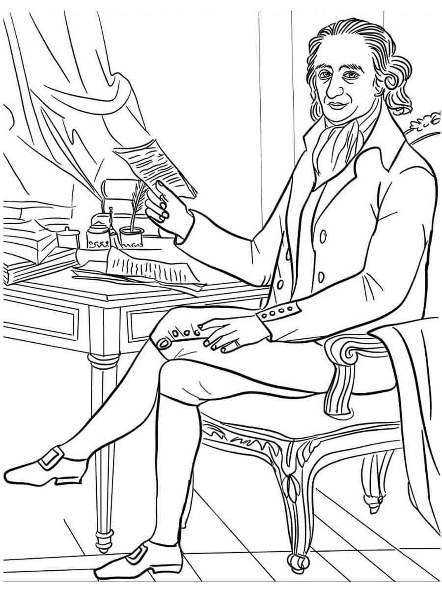 Constitution Day coloring page - Free printable