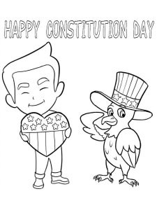 Constitution Day coloring page 4 - Free printable