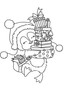 Cute Christmas coloring page 10 - Free printable