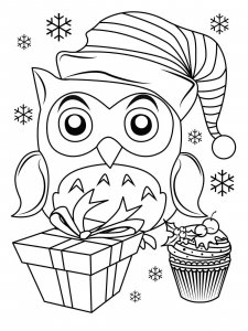 Cute Christmas coloring page 11 - Free printable