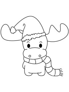 Cute Christmas coloring page 15 - Free printable