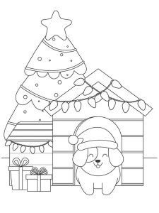 Cute Christmas coloring page 24 - Free printable