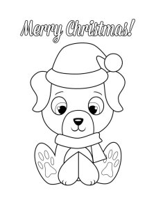 Cute Christmas coloring page 29 - Free printable