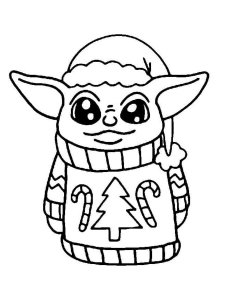 Cute Christmas coloring page 4 - Free printable