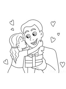 Daughters Day coloring page 7 - Free printable
