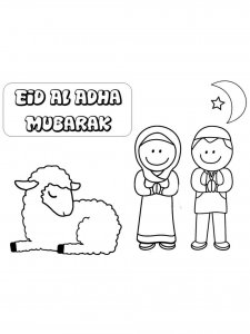 Eid al Adha coloring page 11 - Free printable