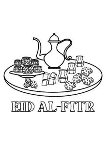 Eid al Fitr coloring page 4 - Free printable