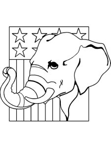 Election Day coloring page 16 - Free printable