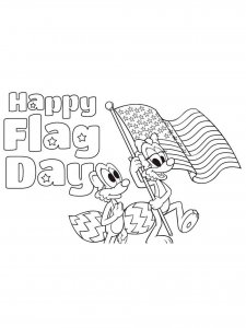 Flag Day coloring page 6 - Free printable