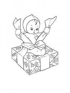 Gift coloring page 10 - Free printable